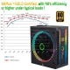 پاور ماژولار 750 وات گیم مکس GameMax RGB750 Rainbow Gold