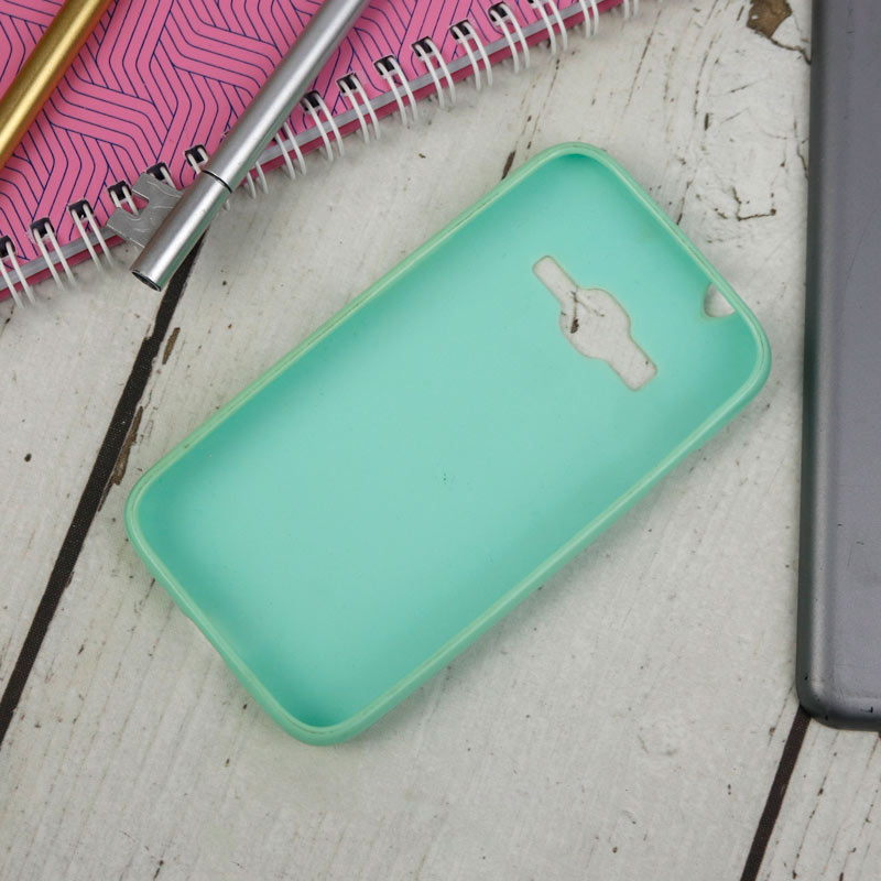 قاب ژله ای رنگی سامسونگ J1 Mini 2016 سبز آبی