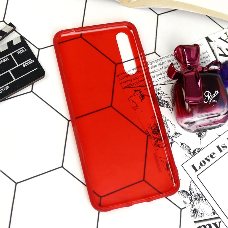 قاب ژله ای شفاف Huawei P20 Pro قرمز