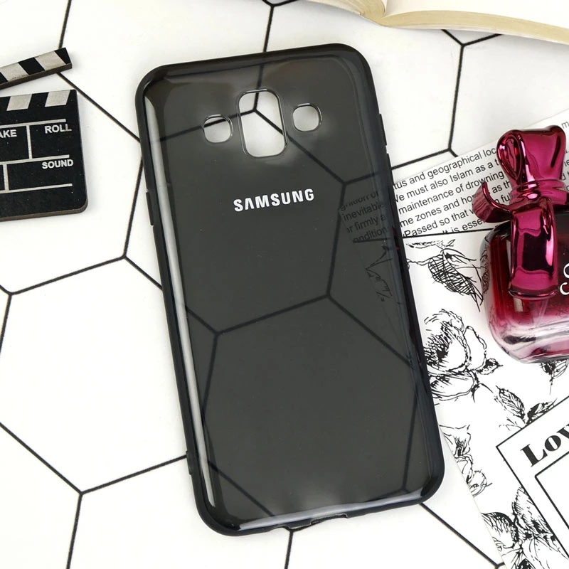 قاب ژله ای شفاف Samsung Galaxy J7 Duo مشکی