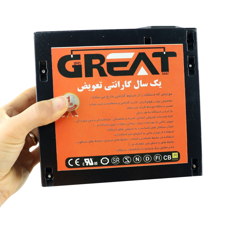 پاور 230 وات گریت Great GR230 80mm White