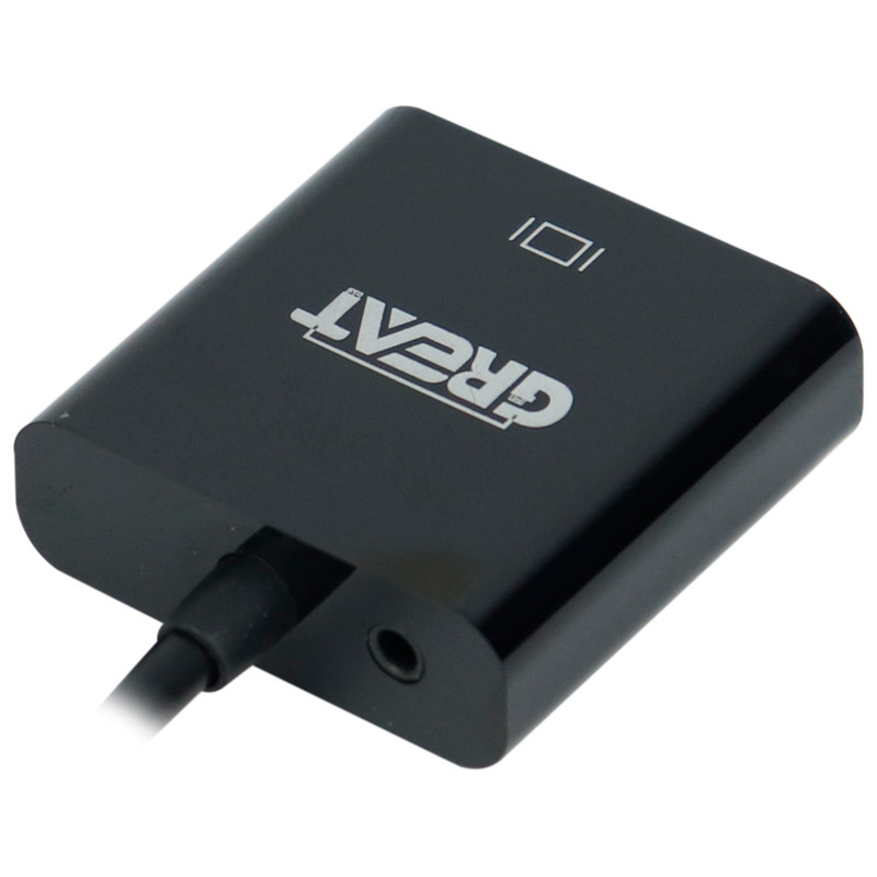 تبدیل Great HDMI To VGA + کابل صدا