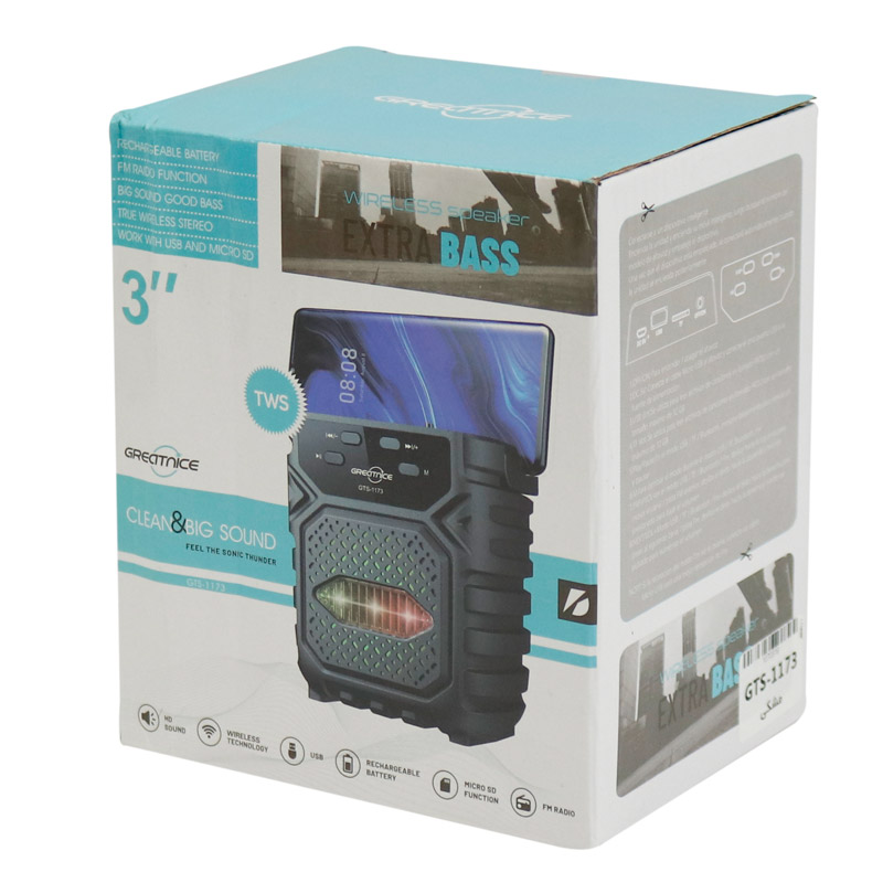 اسپیکر بلوتوثی رم و فلش خور Greatnice GTS-1173