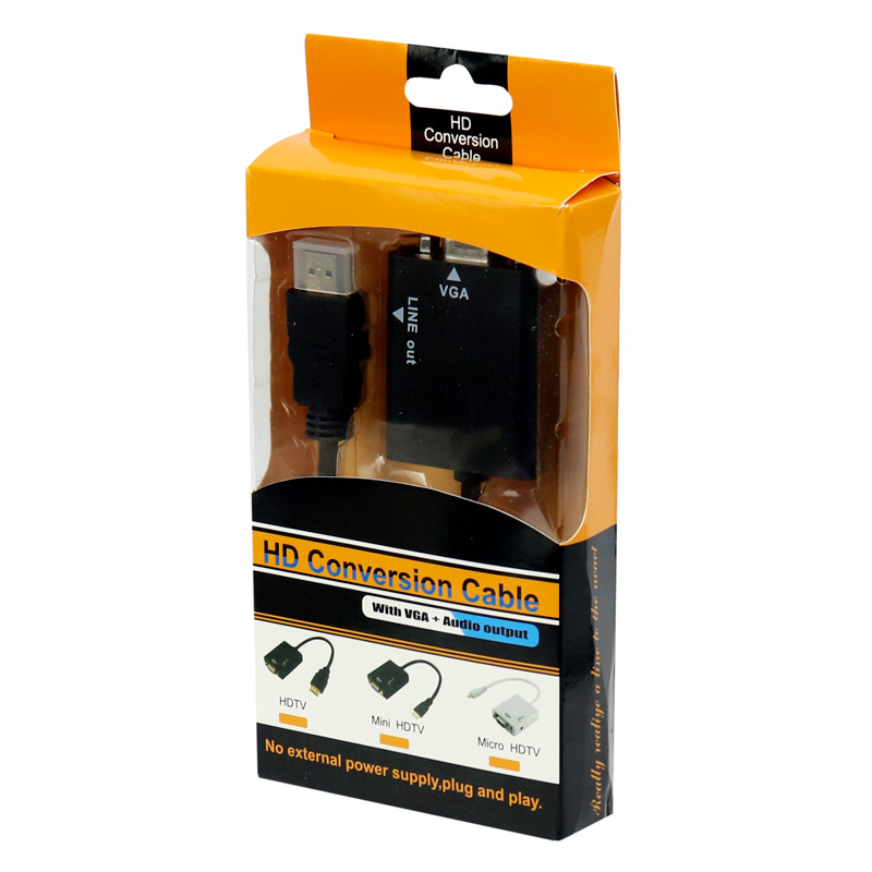 تبدیل HDMI To VGA + کابل صدا