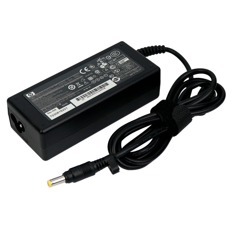 شارژر لپ تاپ سر زرد HP 18.5V 3.5A