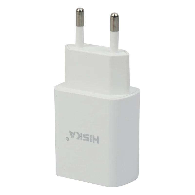 شارژر دیواری Hiska H-109 2Port 2.1A + کابل آیفونی