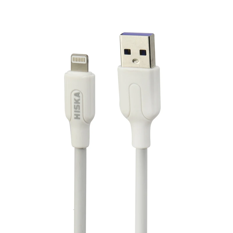 شارژر دیواری Hiska H-109 2Port 2.1A + کابل آیفونی