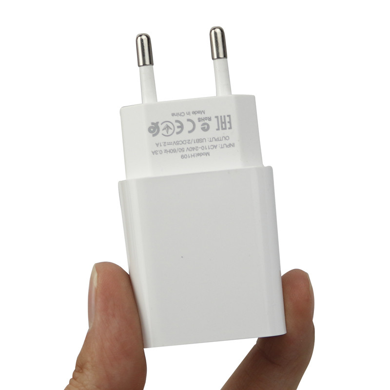 شارژر دیواری Hiska H-109 2Port 2.1A + کابل آیفونی