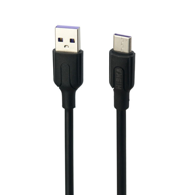 شارژر دیواری Hiska H-109 2Port 2.1A + کابل Type-C