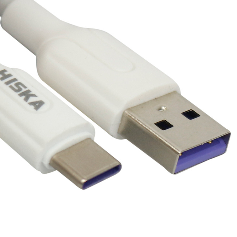 شارژر دیواری Hiska H-109 2Port 2.1A + کابل Type-C