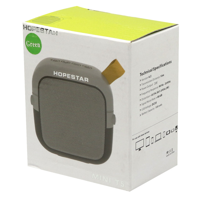 اسپیکر بلوتوثی رم و فلش خور Hopestar Mini T5