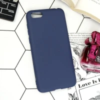 قاب طرح سیلیکونی Huawei Y5 Prime 2018 سرمه ای