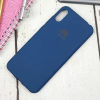 قاب طرح سیلیکونی Huawei Y6 2019 سرمه ای