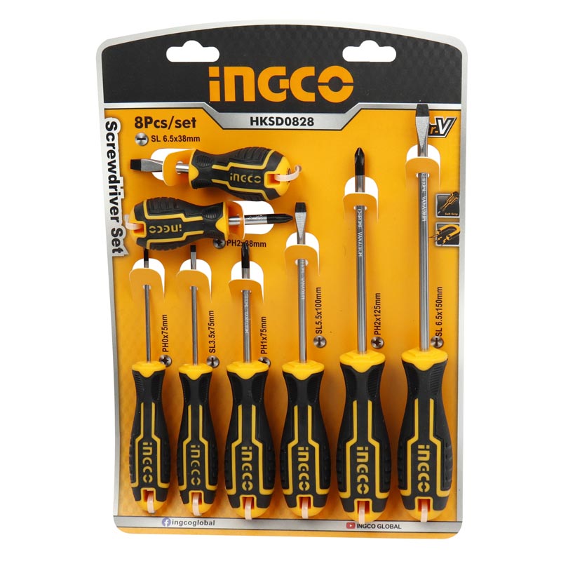 ست پیچ گوشتی 8 عددی اینکو Ingco HKSD0828