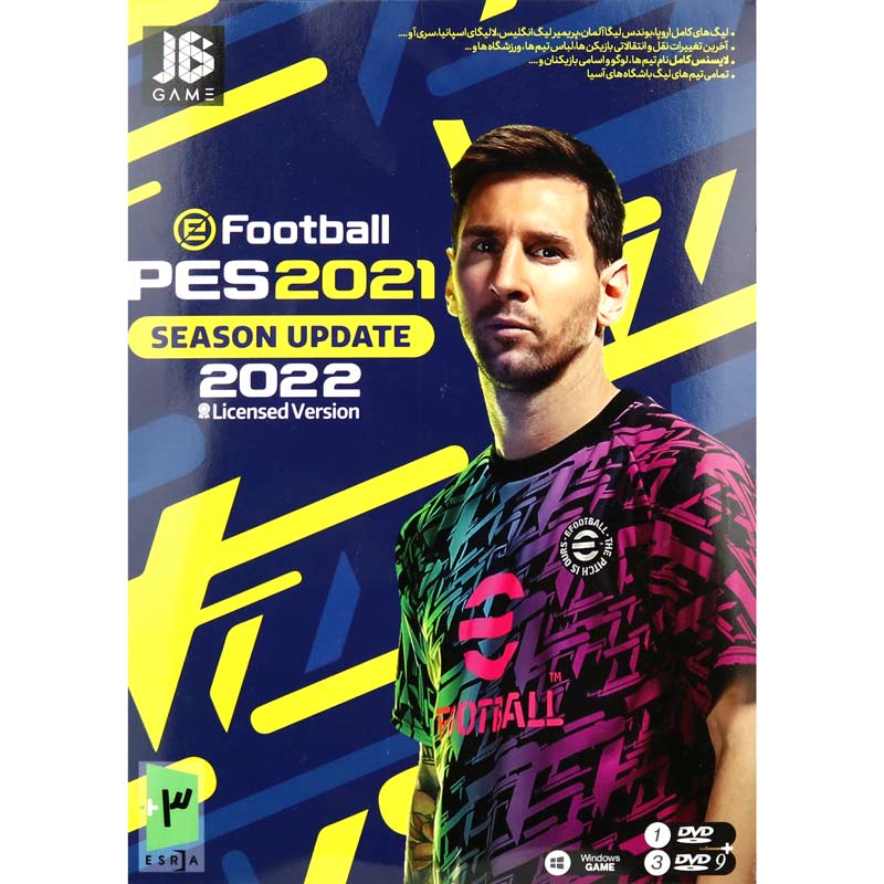 بازی Efootbal PES 2021 Season Update 2022 4DVD JB-TEAM مناسب برای PC