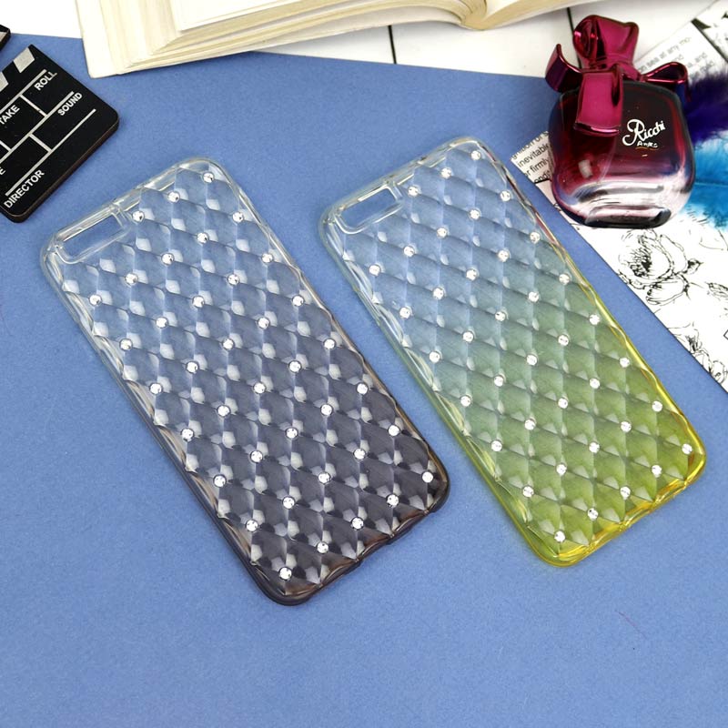 قاب ژله ای شفاف نگین دار iPhone 6/6s