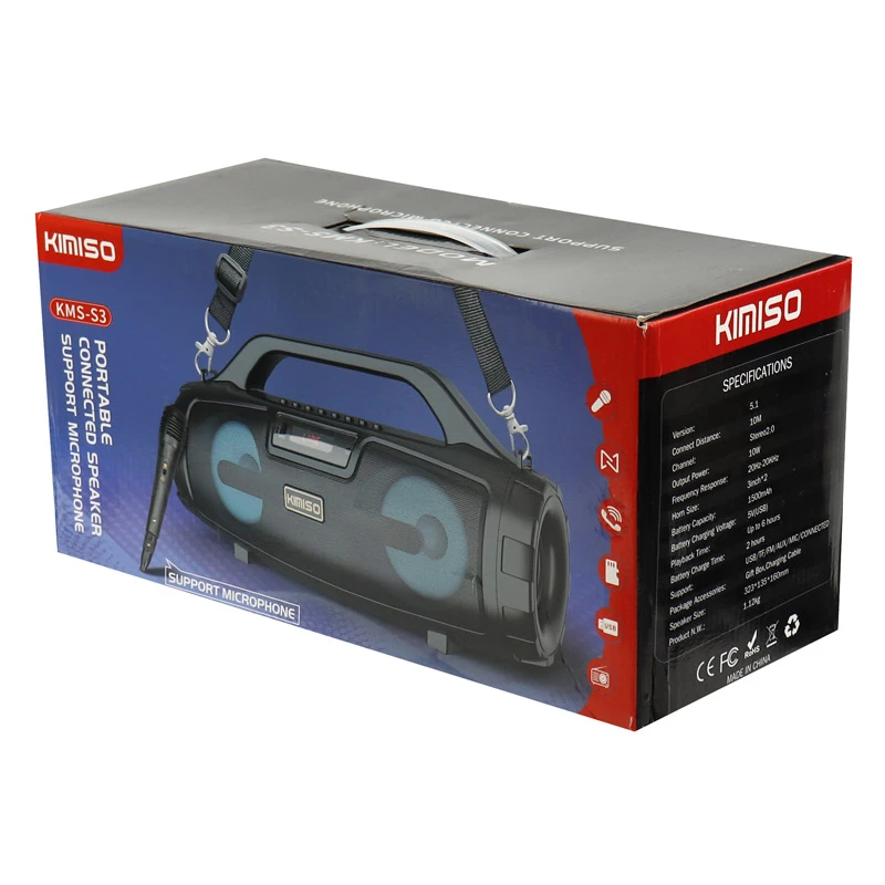 اسپیکر بلوتوثی رم و فلش خور Kimiso KM-S3