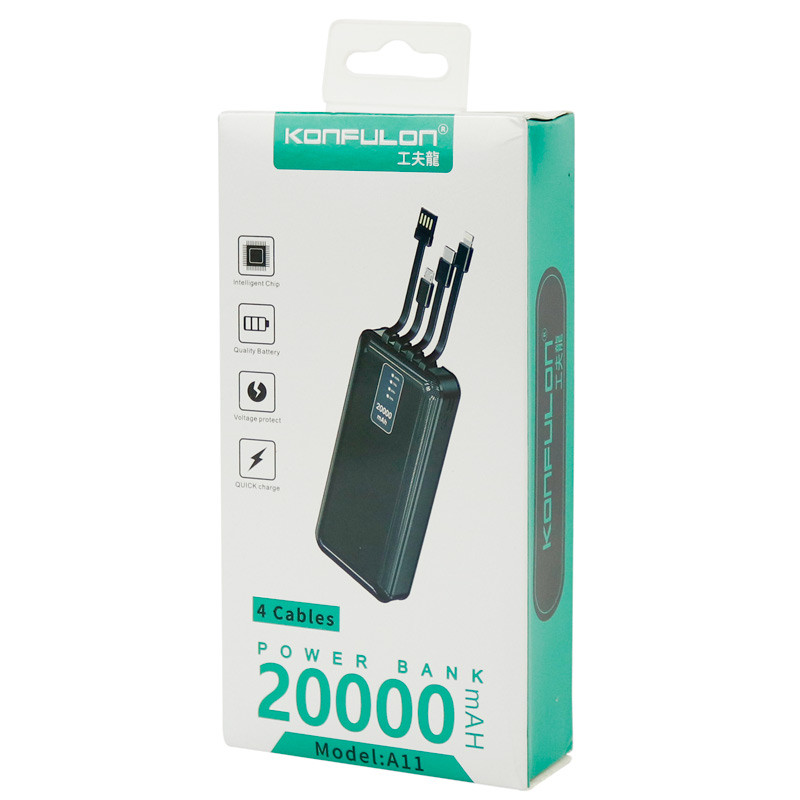 پاور بانک فست شارژ 20000 کانفلون Konfulon A11