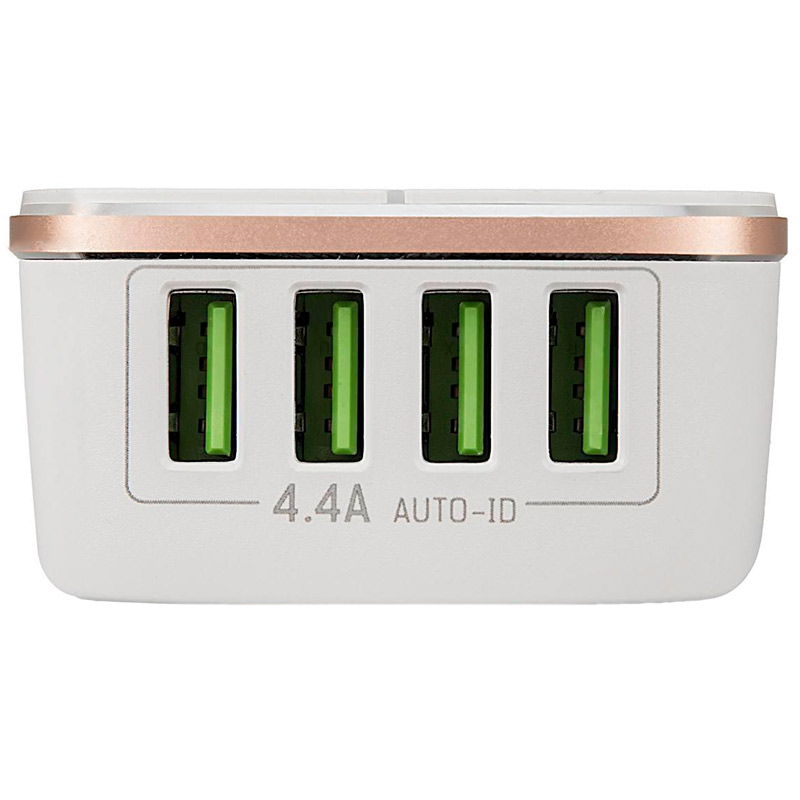 کلگی شارژ LDNIO A4404 4Port 4.4A 22W + تبدیل EU