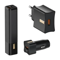 ست پاوربانک و شارژر فندکی و کلگی شارژ LDNIO CC200