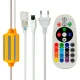 سوکت ریسه RGB طول 53 سانتی متری + ریموت کنترل