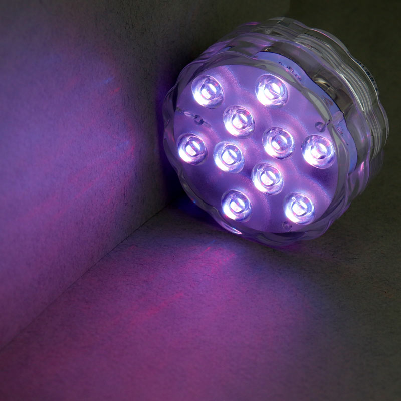 لامپ رقص نور LED RGB Submersible Light + ریموت کنترل