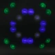 لیزر رقص نور LED Small Airship