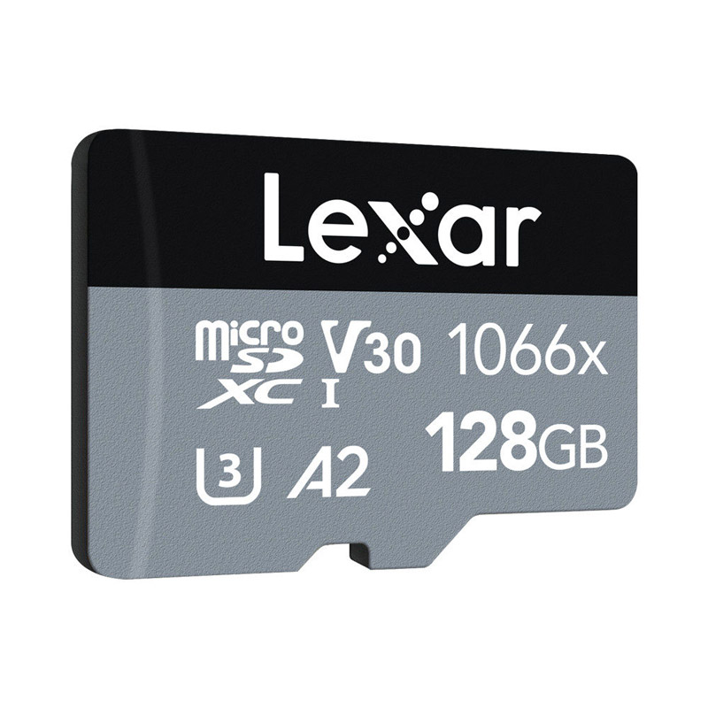 رم میکرو 128 گیگ لکسار Lexar Silver Series 1066X A2 V30 U3 C10 160MB/s + خشاب