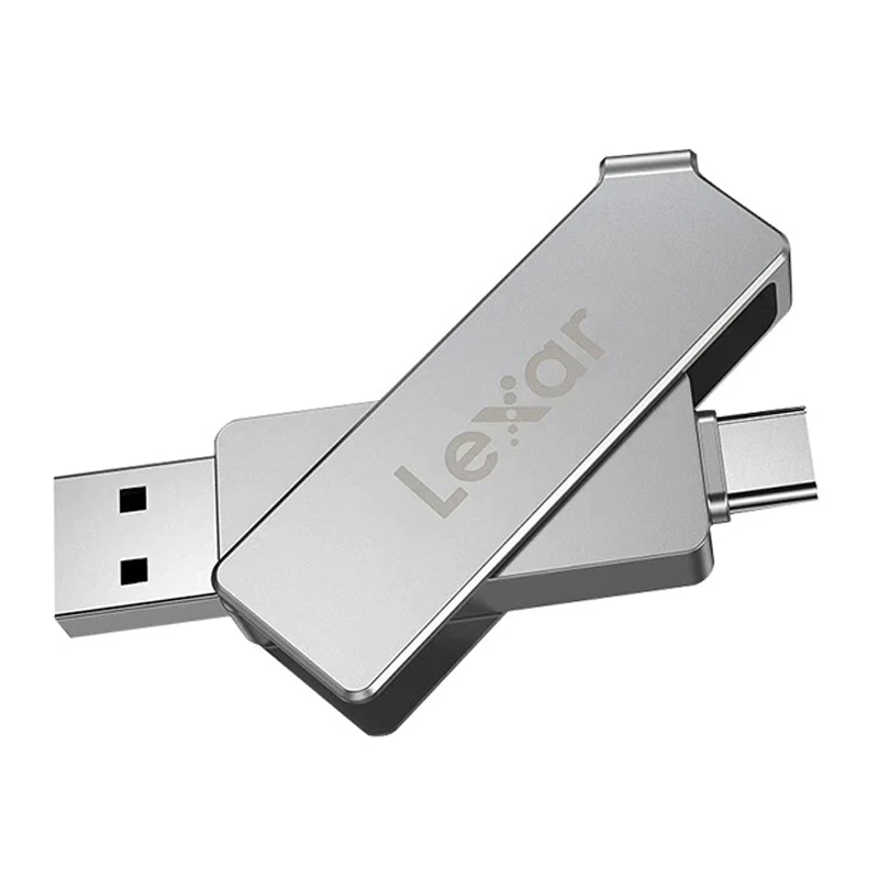 فلش 256 گیگ لکسار Lexar JumpDrive D30c OTG Type-C USB3.1