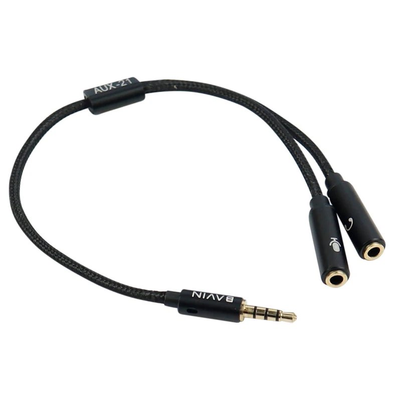 تبدیل 1 به 2 صدا باوین AUX-21