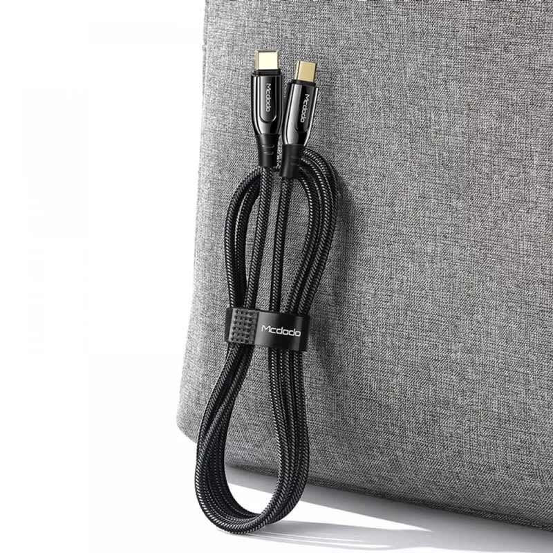 کابل تبدیل فست شارژ Mcdodo CA-812 Type-C to Type-C 5A QC4.0 PD 100W 2m
