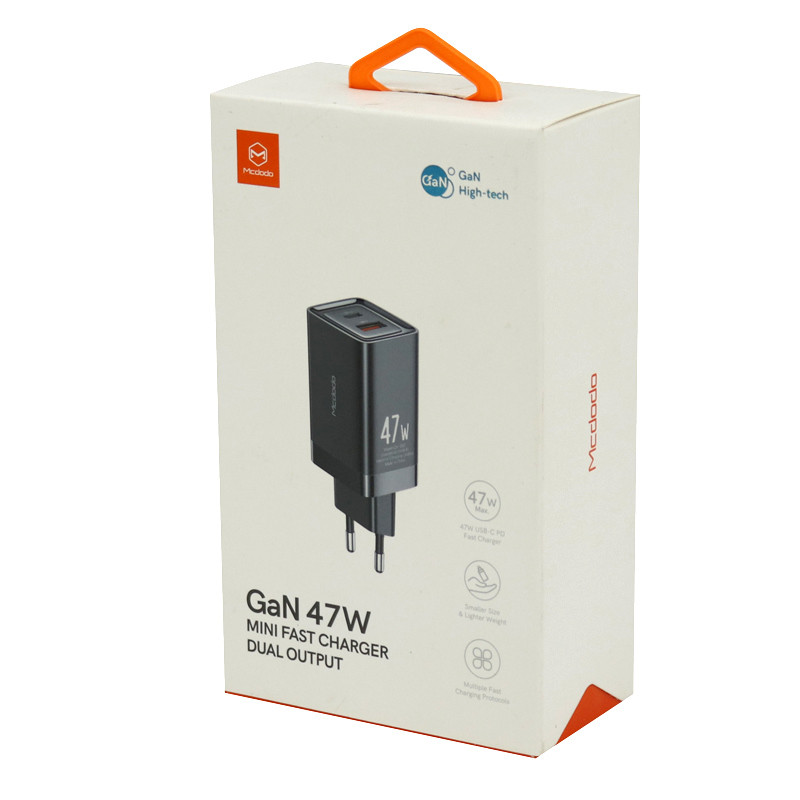 کلگی فست شارژ Mcdodo CH-858 GaN 2Port 5A QC4 PD 47W