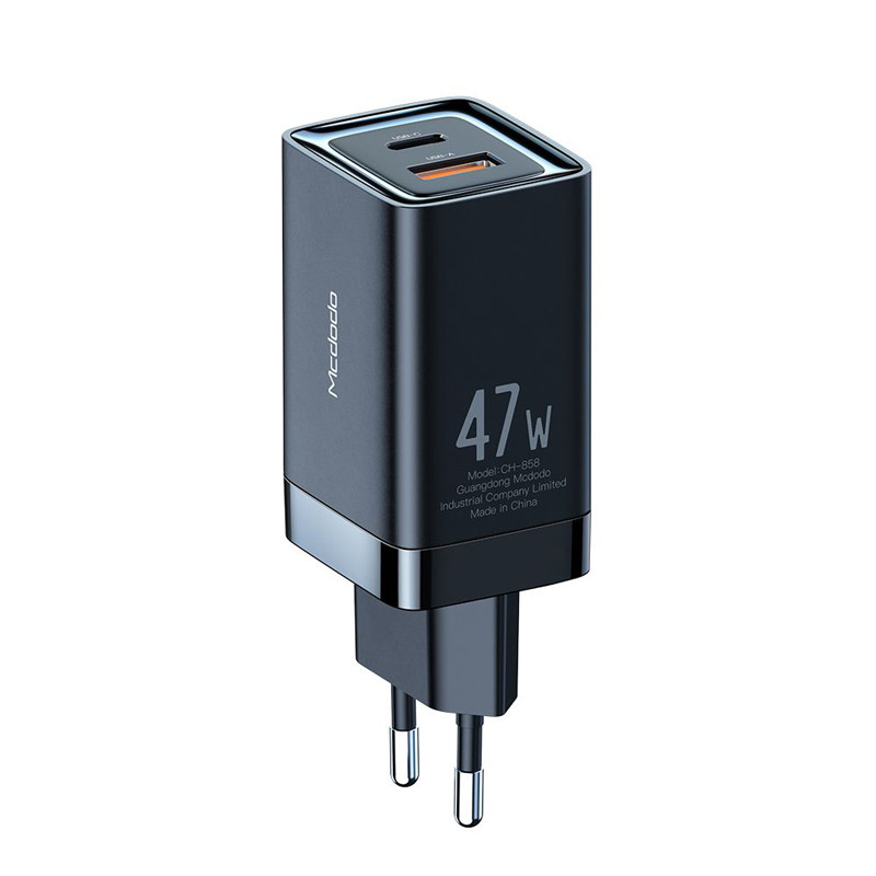 کلگی فست شارژ Mcdodo CH-858 GaN 2Port 5A QC4 PD 47W
