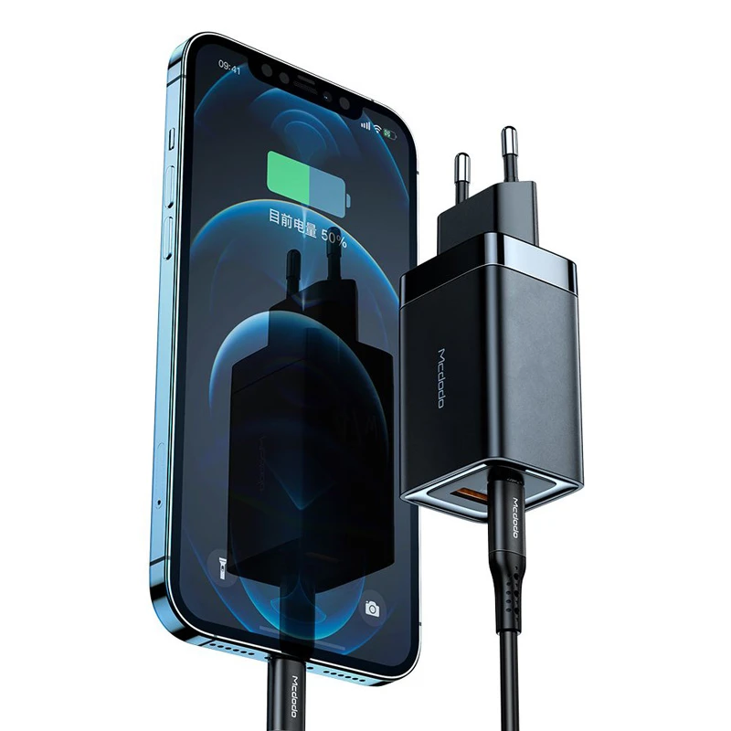 کلگی فست شارژ Mcdodo CH-858 GaN 2Port 5A QC4 PD 47W