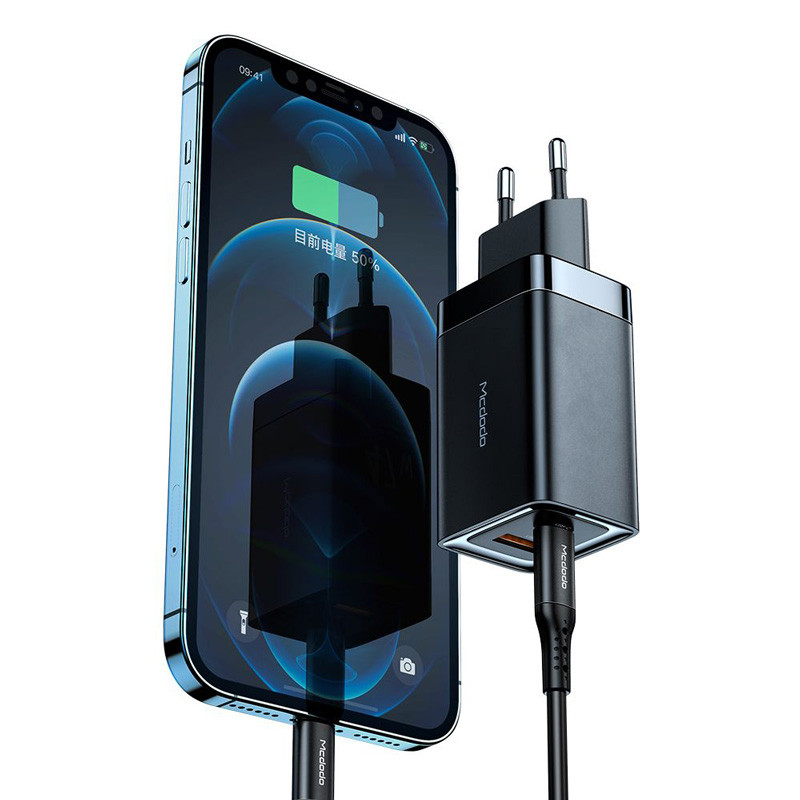 کلگی فست شارژ Mcdodo CH-858 GaN 2Port 5A QC4 PD 47W