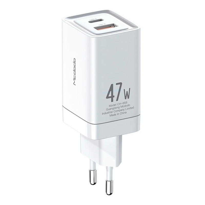 کلگی فست شارژ Mcdodo CH-858 GaN 2Port 5A QC4 PD 47W