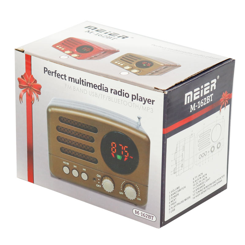 رادیو اسپیکر بلوتوثی رم و فلش خور Meier M-162BT