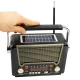 رادیو اسپیکر بلوتوثی رم و فلش خور خورشیدی Meier M-527BT-S