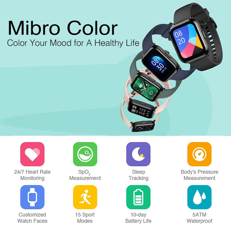 ساعت هوشمند میبرو Mibro Color XPAW002
