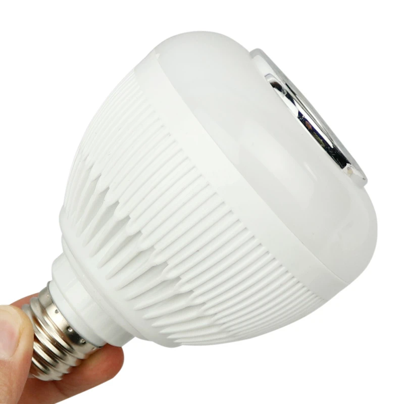 لامپ اسپیکر دار بلوتوثی 12 وات Music Bulb WJ-L2 RGB پایه E27 + ریموت کنترل