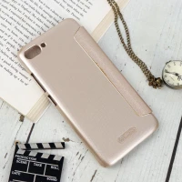 کیف اورجینال کلاسوری Sparkle نیلکین Asus Zenfone 4 Max ZC554KL طلایی