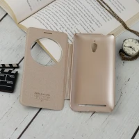 کیف اورجینال کلاسوری Sparkle نیلکین Asus Zenfone Go ZC500TG طلایی