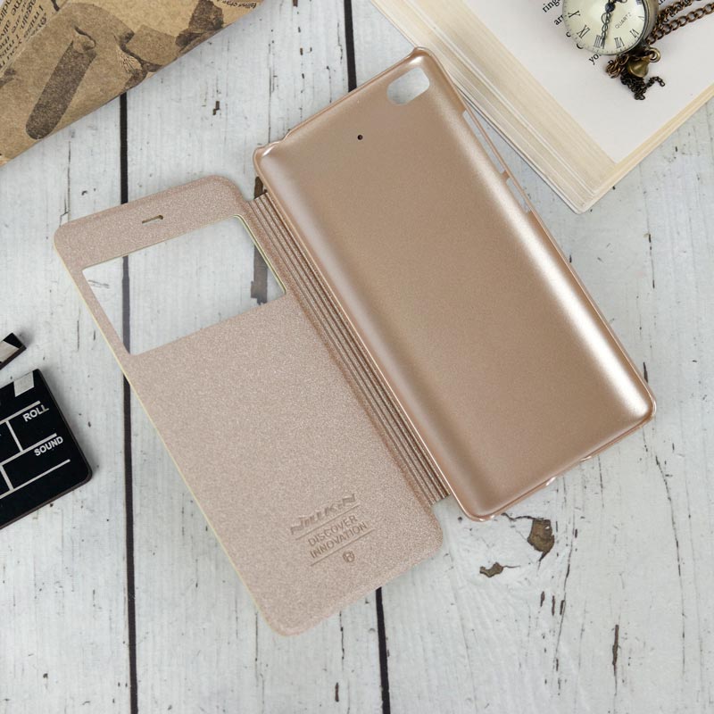 کیف اورجینال کلاسوری Sparkle نیلکین Xiaomi Mi 5s طلایی