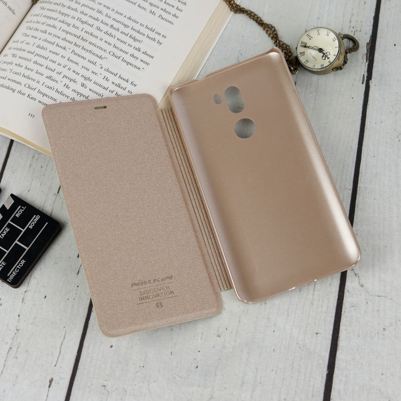 کیف اورجینال کلاسوری Sparkle نیلکین Xiaomi Mi 5s Plus طلایی