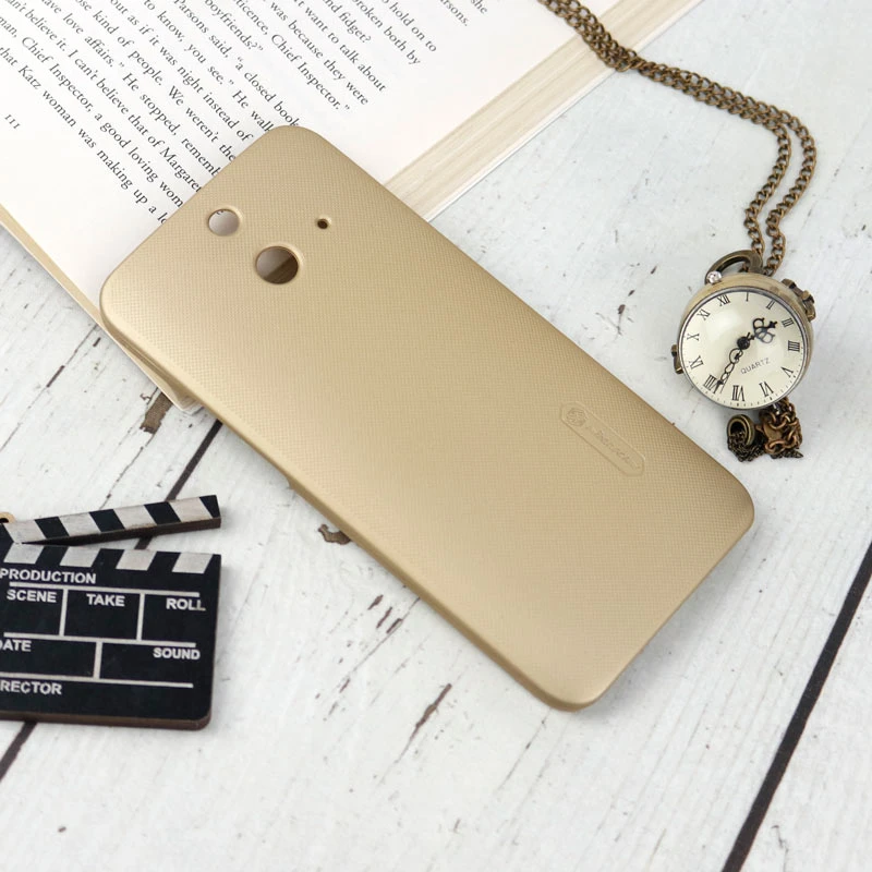 قاب اورجینال ضدضربه Super Frosted نیلکین HTC One E8 طلایی