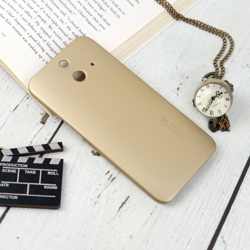قاب اورجینال ضدضربه Super Frosted نیلکین HTC One E8 طلایی
