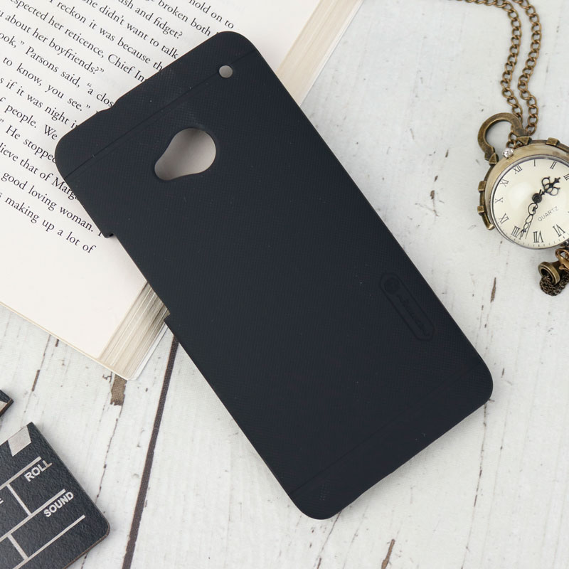 قاب اورجینال ضدضربه Super Frosted نیلکین HTC One M7 مشکی