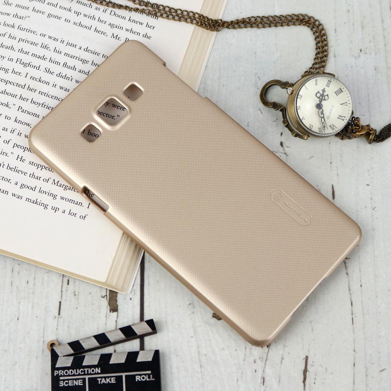 قاب اورجینال ضدضربه Super Frosted نیلکین Samsung Galaxy A7 طلایی