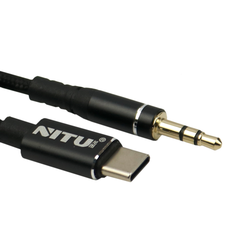 کابل تبدیل Nitu NT-AUX011 Type-C To AUX 1m