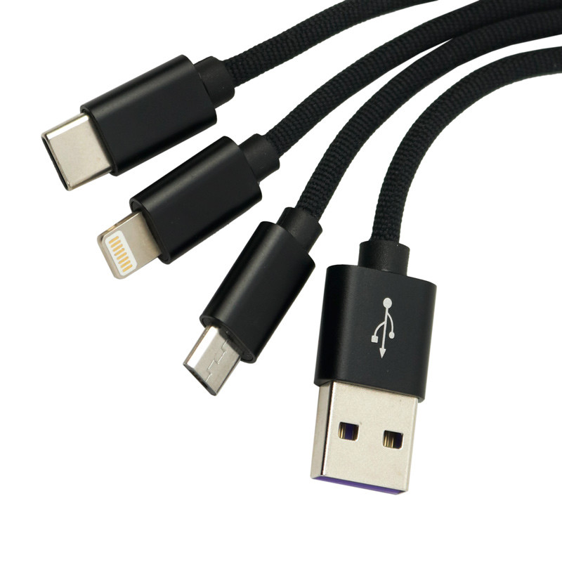 کابل کوتاه 3 سر Nitu NT-UC091 20cm